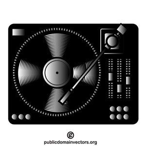300x300 Disc Jockey Equipment Vector Clip Art