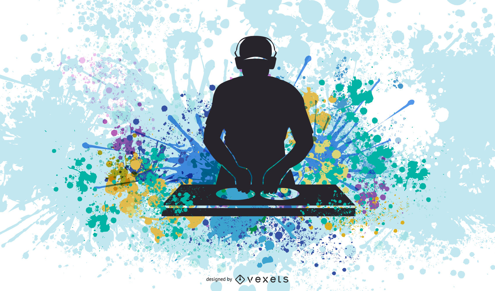 1701x1000 Dj Equipment And Dj Music Vector