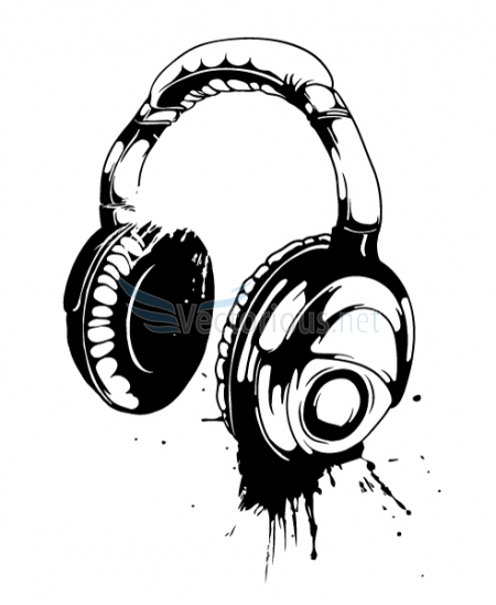 450x548 Dj Headphones Clipart