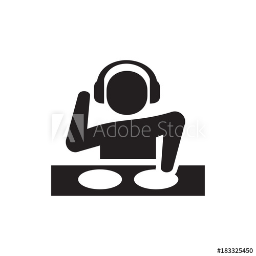 500x500 Dj Icon Illustration