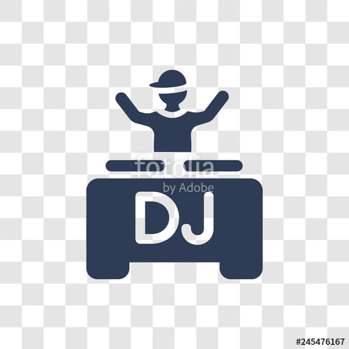 500x500 Dj Icon Vector Stock Image And Royalty Free Vector