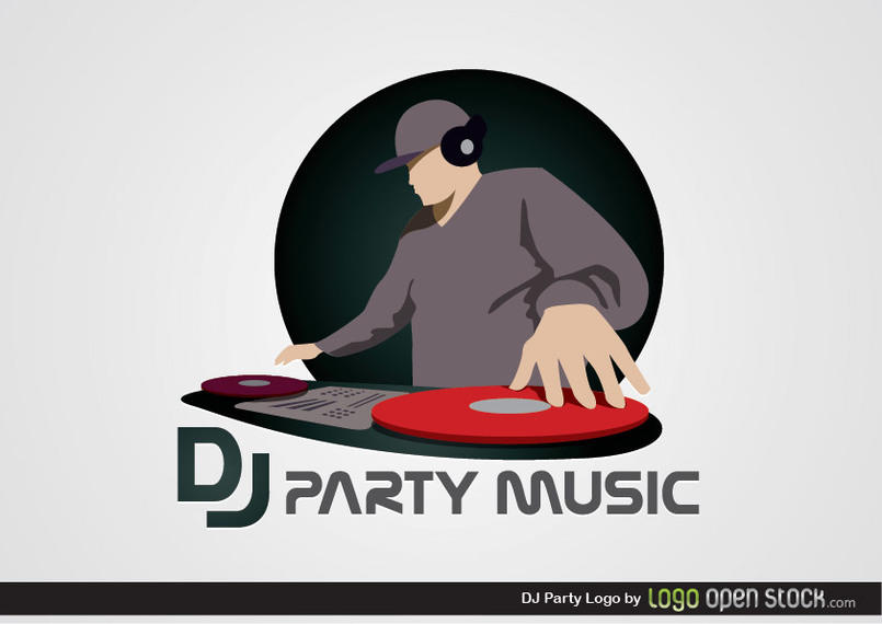 805x570 Dj Party Logo