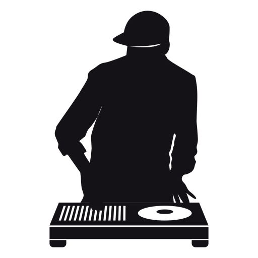 Dj Silhouette Vector at Vectorified.com | Collection of Dj Silhouette