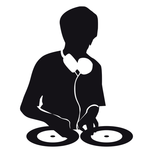 512x512 Dj Music Silhouette