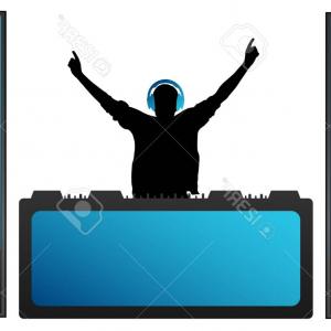 Dj Silhouette Vector At Vectorified.com 