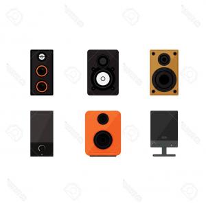 300x300 Headphones Vector Set Music Technology Accessory Studio Sound