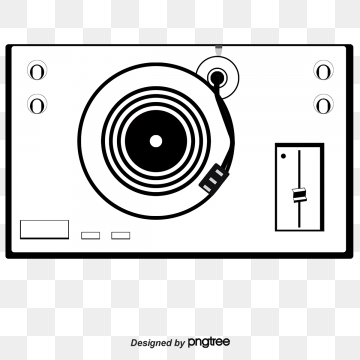 360x360 Turntable Vector, Free Download Dj Turntable, Turntable Dj, Dj