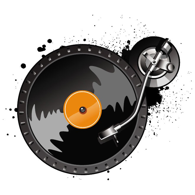 660x660 Dj Turntable Vector