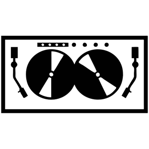 300x300 Dj Turntable Totem Jones Recording Studio Clip Art, Vector