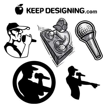 406x411 Dj Turntable Vector Vector Art Free Clip Art Urban Hiphop