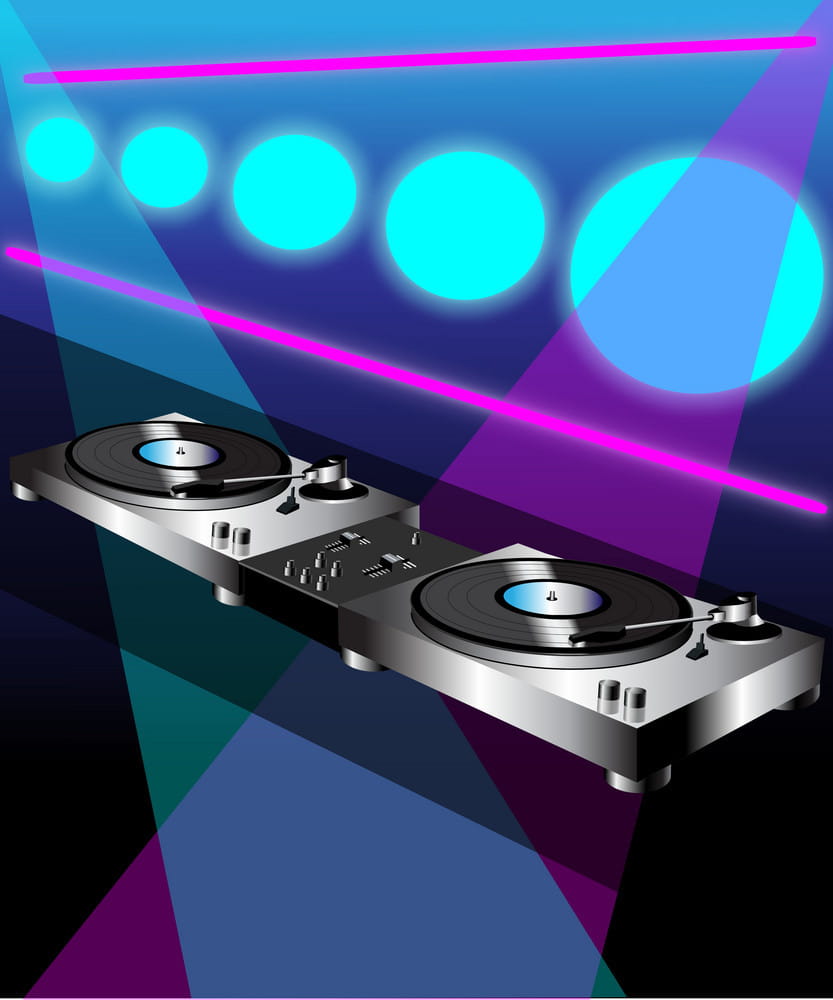 833x1000 Dj Turntable Vector Free Graphics Uihere