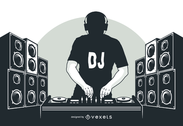 375x260 Dj Vector Graphics To Download