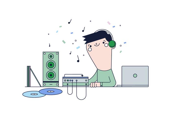 700x490 Free Dj Vector
