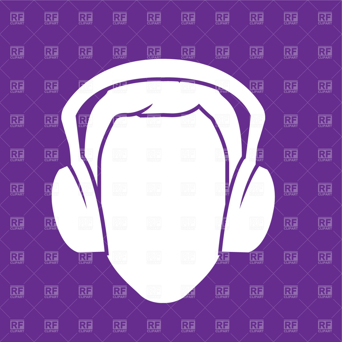 1200x1200 Dj With Headphones Icon Vector Image Of People Prague