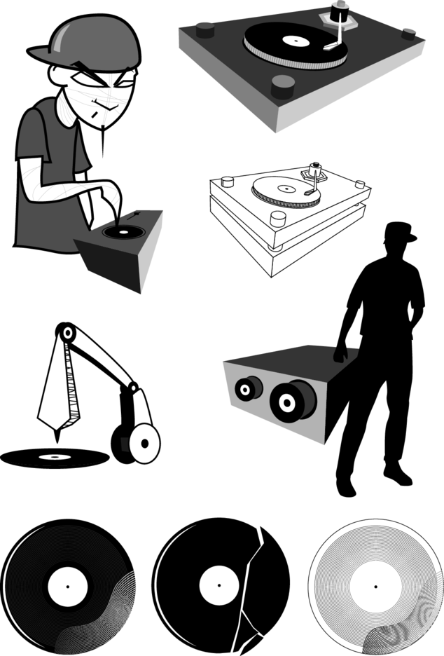 634x936 Dj Vector Graphics Freevectors
