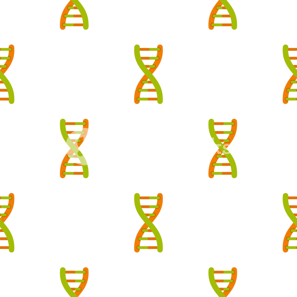 1000x1000 Dna Helix Pattern Seamless For Any Design Vector Illustration