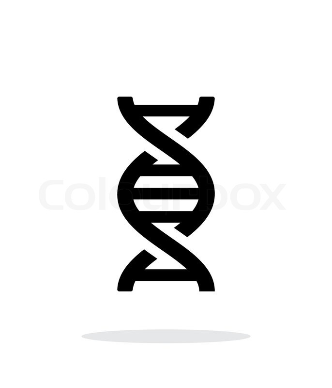 686x800 Dna Simple Icon On White Background Stock Vector Colourbox
