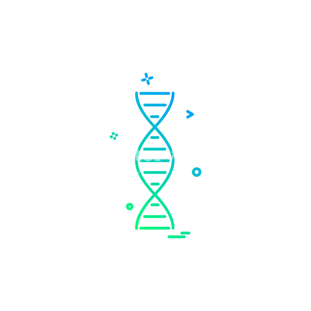 1000x1000 Dna Icon Design Vector Royalty Free Stock Image