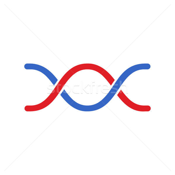 600x600 Dna Icon Vector Modern Simple Flat Dna Sign Isolated Business