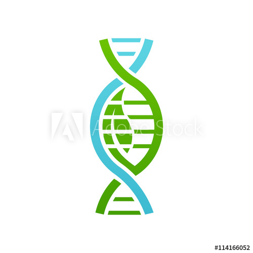 500x500 Biology Dna Logo Vector Graphic Design