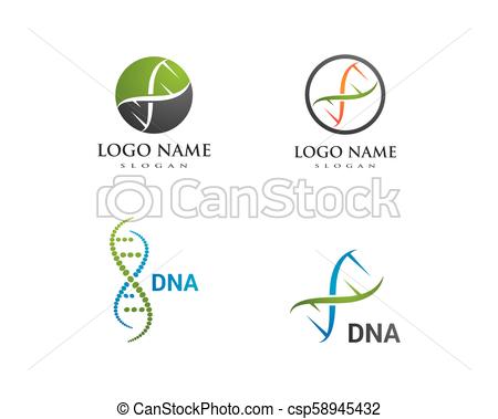 450x379 Dna Logo Vector Icon Template