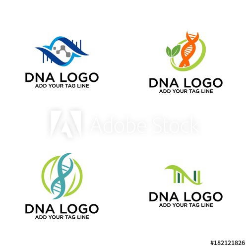 500x500 Colorful Dna Logo Vector Concept