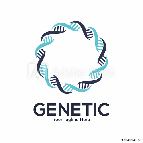 500x500 Dna Logo Vector Element Symbol