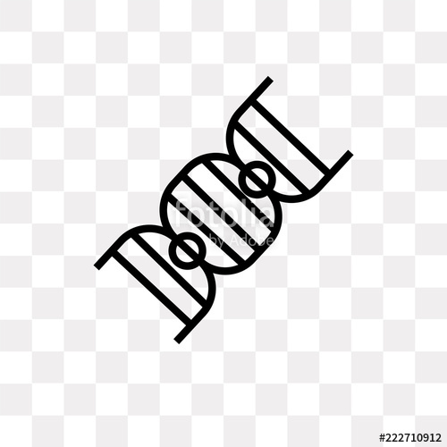 Dna Strand Icon On Transparent Background Modern Icons Vector 500x500 Dna Strand Icon On Transparent Background Modern Icons Vector