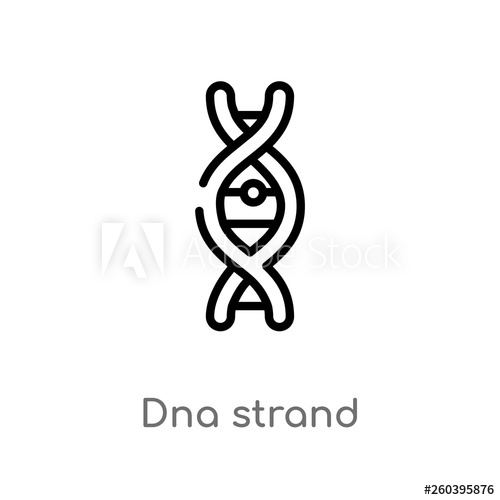 Outline Dna Strand Vector Icon Isolated Black Simple Line Element 500x500 Outline Dna Strand Vector Icon Isolated Black Simple Line Element