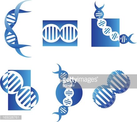 440x390 Dna Symbols Vector Premium Clipart
