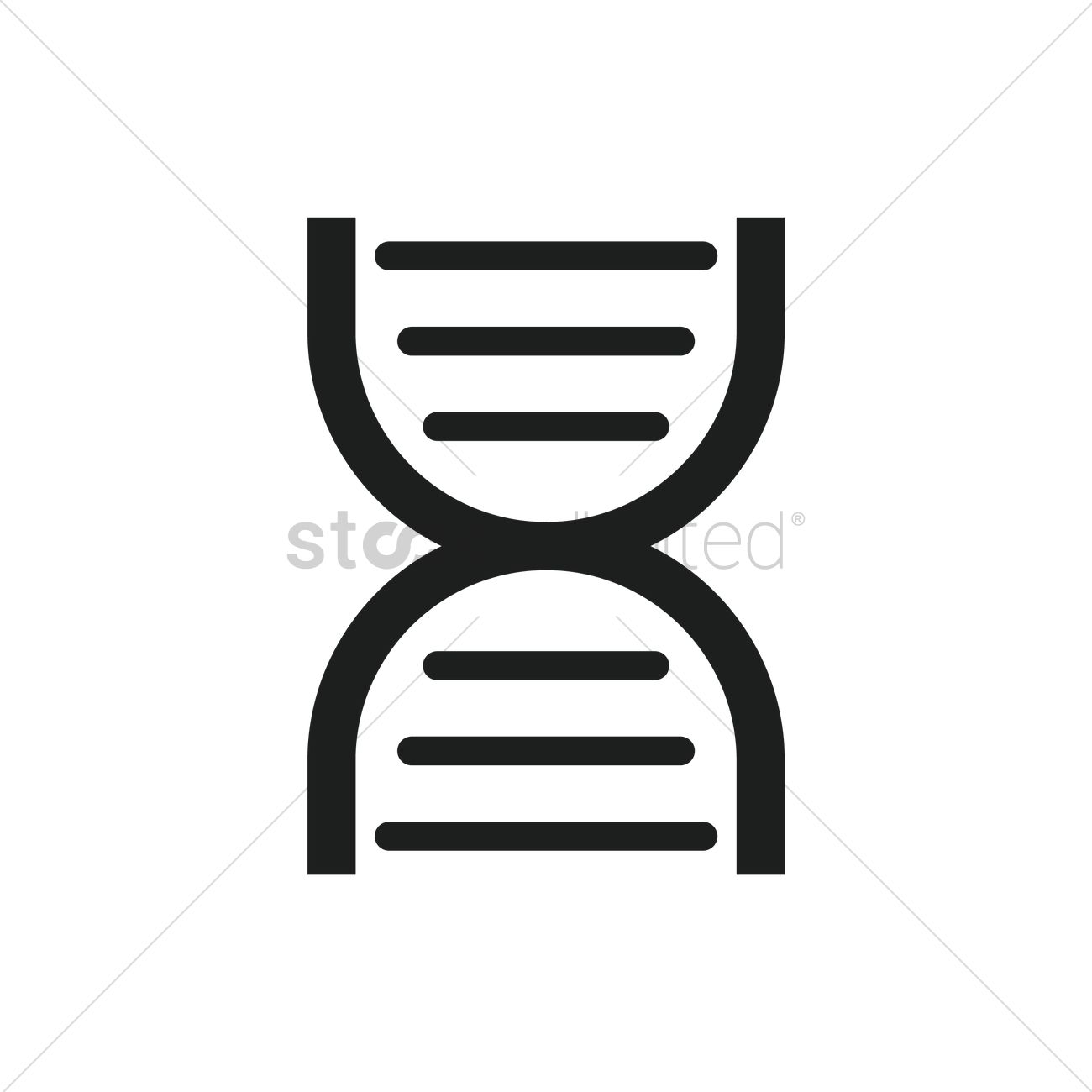 1300x1300 Dna Symbol Vector Image