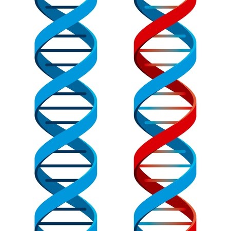 450x450 Seamless Dna Symbol On White Background Vector Illustration