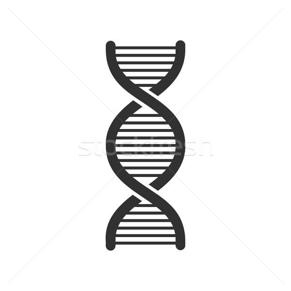 600x600 Dna Icon Vector Modern Simple Flat Dna Sign Isolated Business