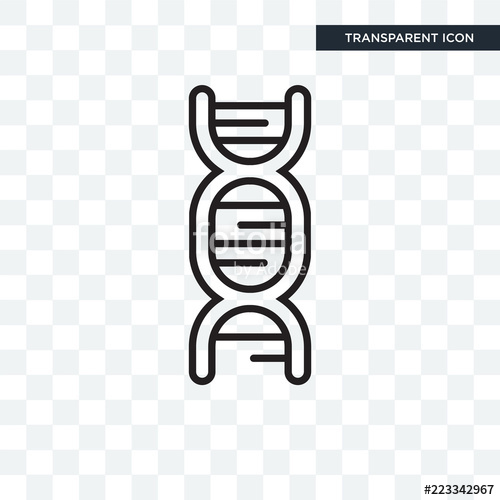 Dna Vector Icon Isolated On Transparent Background, Dna Logo 500x500 Dna Vector Icon Isolated On Transparent Background, Dna Logo