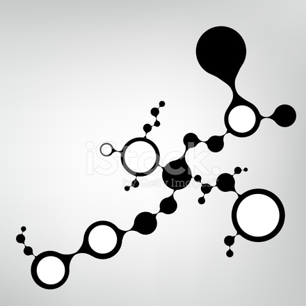 440x440 Dna Molecule Structure Vector Background Stock Vector