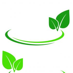 300x300 Photostock Vector Genetics Conceptual Dna Shape Emblem