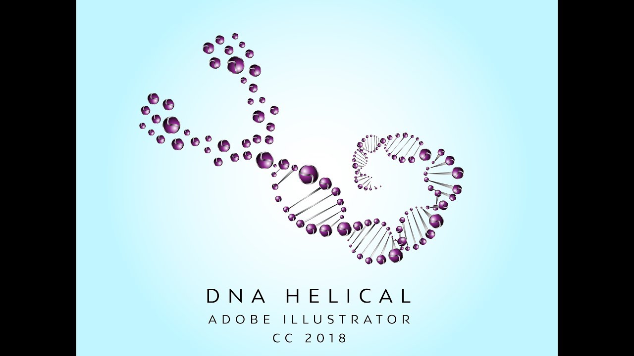 1280x720 Vector Art Tutorial Illustrator Cc Dna Helical