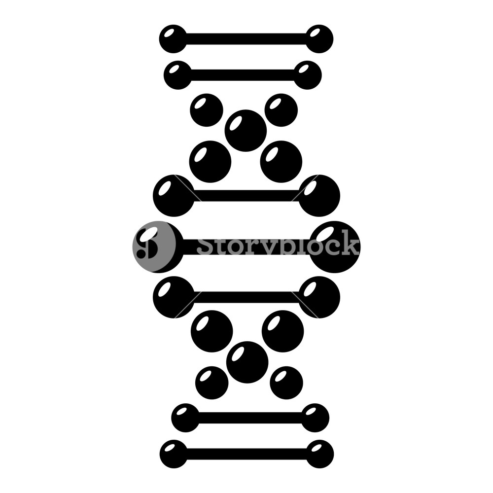 1000x1000 Dna Icon Simple Illustration Of Dna Vector Icon For Web Royalty