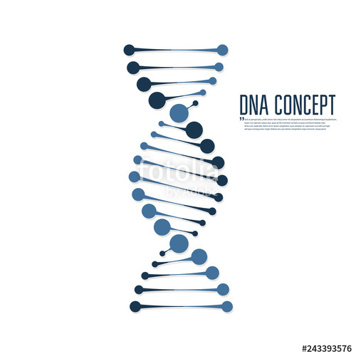 500x500 Dna Vector Icon Stock Image And Royalty Free Vector