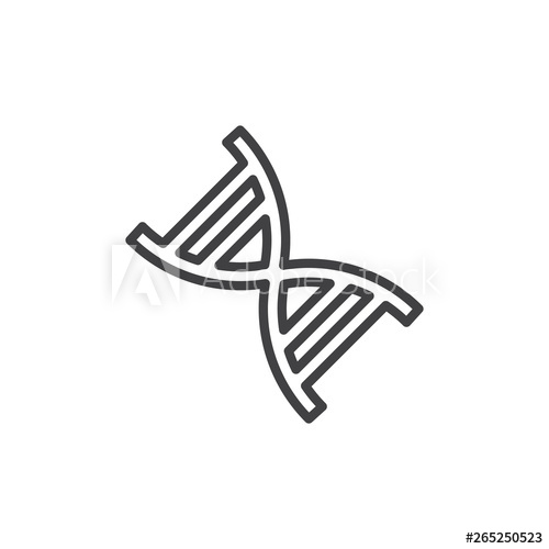 Dna Structure Line Icon Linear Style Sign For Mobile Concept 500x500 Dna Structure Line Icon Linear Style Sign For Mobile Concept
