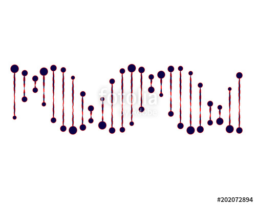 500x400 Molecular Structure Of Dna Dna Vector Illustration Stock Image