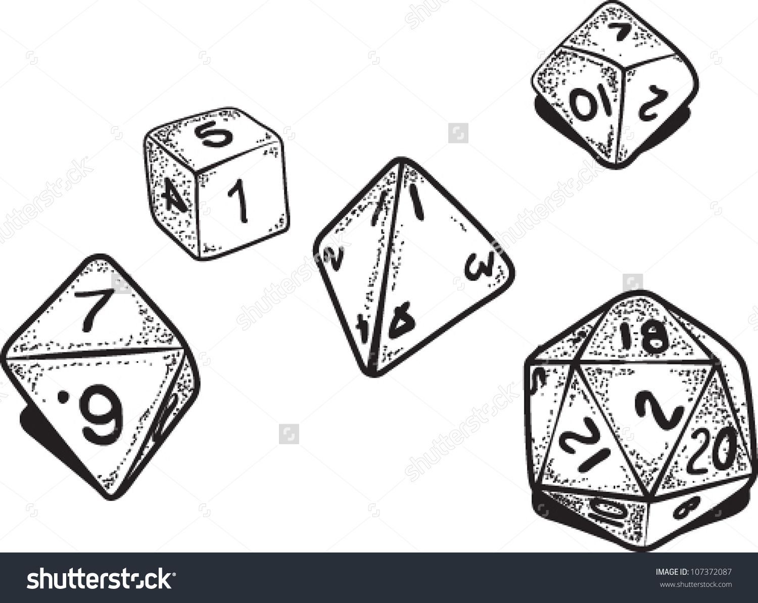 Dnd Dice Vector at Collection of Dnd Dice Vector free