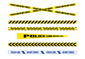 286x200 Police Line Free Vector Art