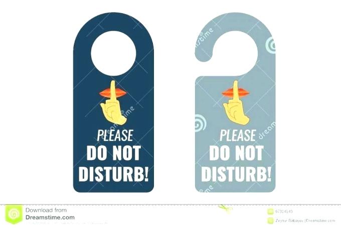 Do Not Disturb Sign Vector at Vectorified.com | Collection of Do Not ...