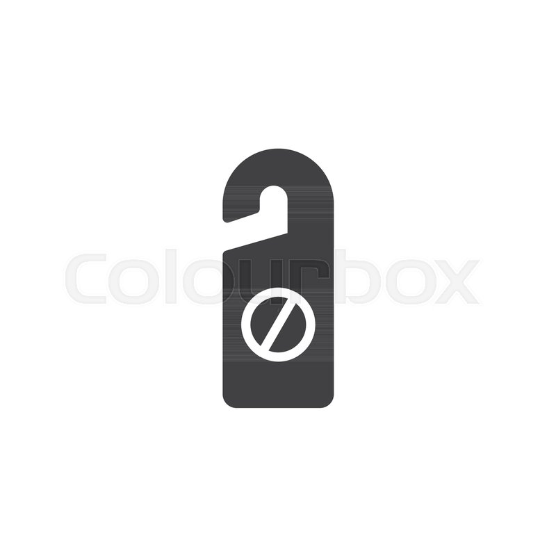 800x800 Do Not Disturb Vector Icon Filled Stock Vector Colourbox