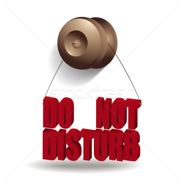 600x600 Do Not Disturb Vector Illustration Nataliia Trofimova