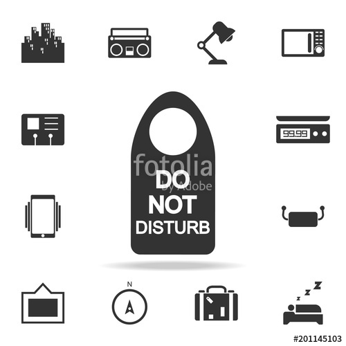 500x500 Do Not Disturb Vector Sign Icon Detailed Set Of Web Icons