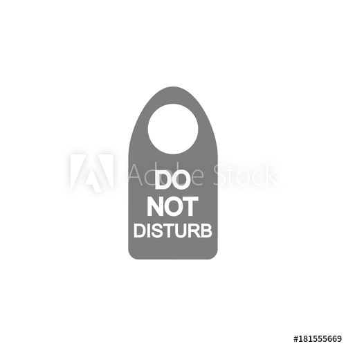 500x500 Do Not Disturb Vector Sign Icon Web Element Premium Quality