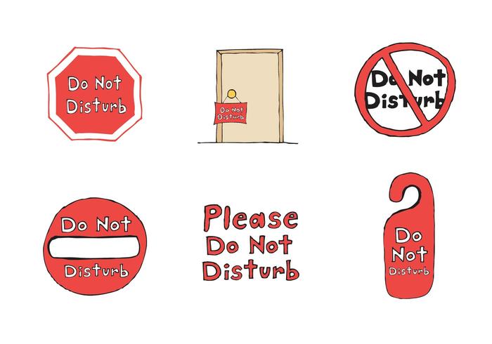 700x490 Free Do Not Disturb Vector Series