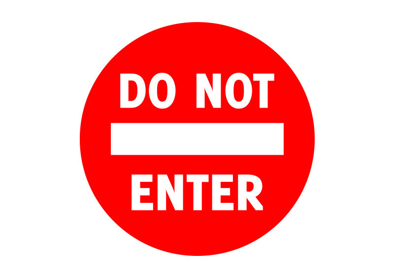 Do Not Enter Free Vector Traffic Sign 800x566 Do Not Enter Free Vector Traffic Sign